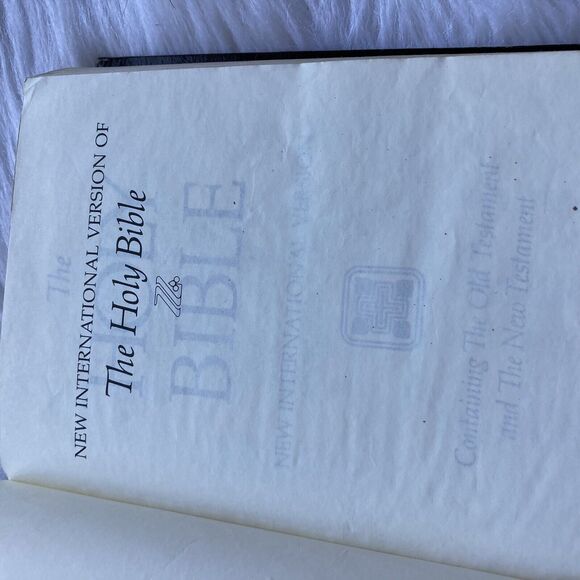 Holy Bible NIV New International Version 1978 Hardcover Brown Zondervan - Picture 7 of 9